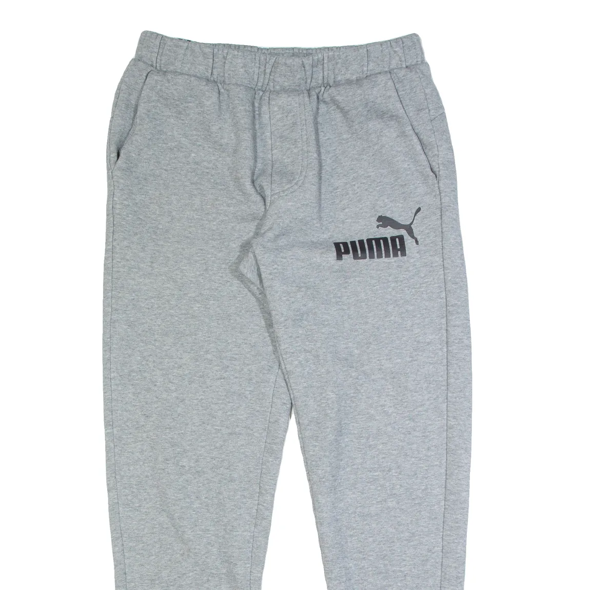 PUMA Mens Joggers Grey Tapered M W30 L28