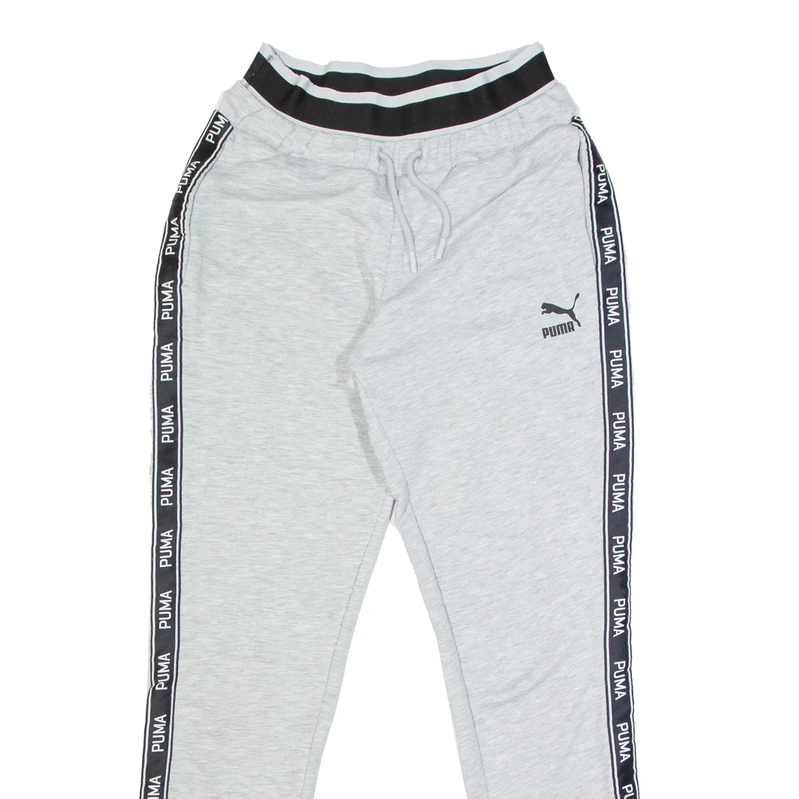 PUMA Womens Joggers Grey Tapered UK 10 W22 L29