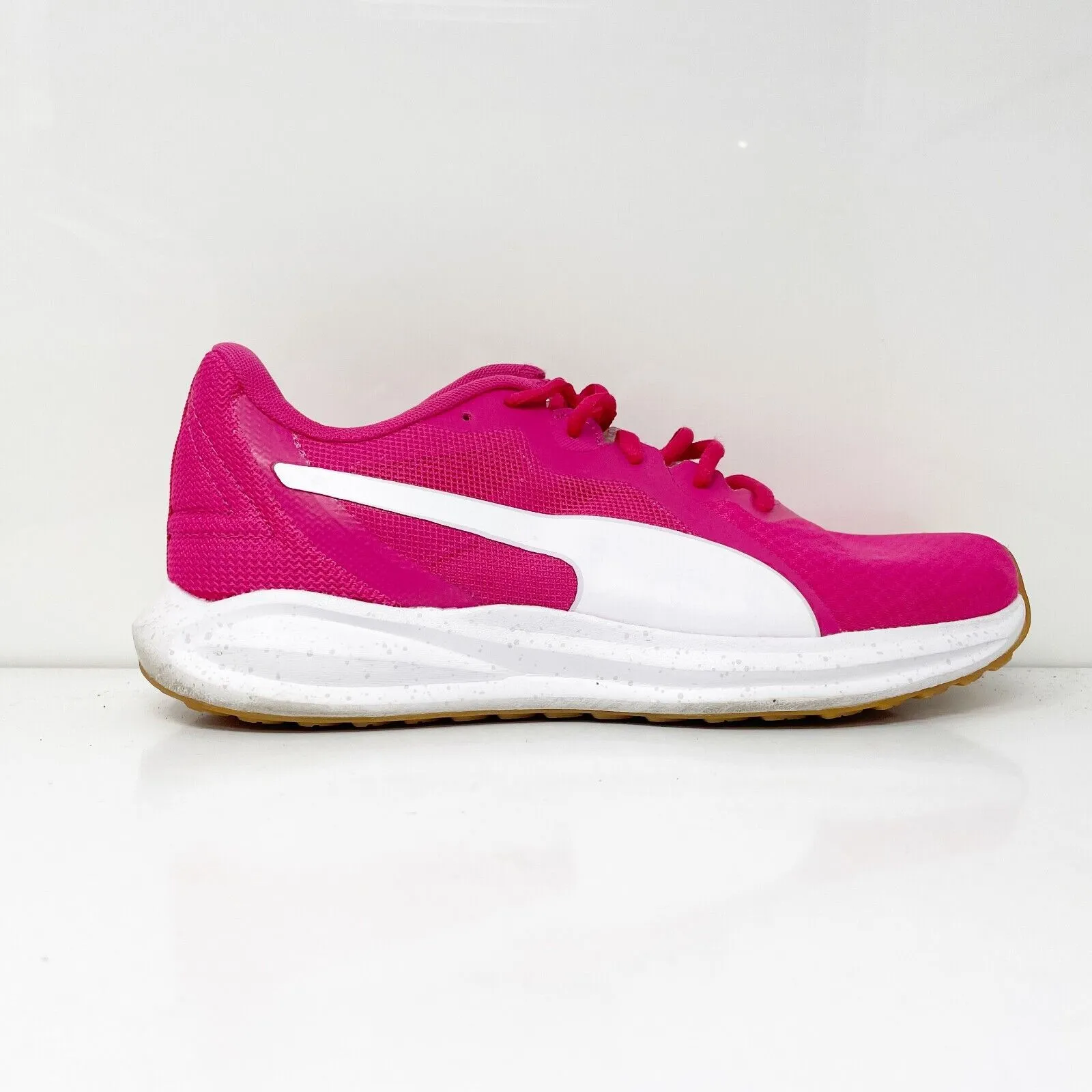 Puma Womens Twitch Runner 377551-01 Pink Running Shoes Sneakers Size 9