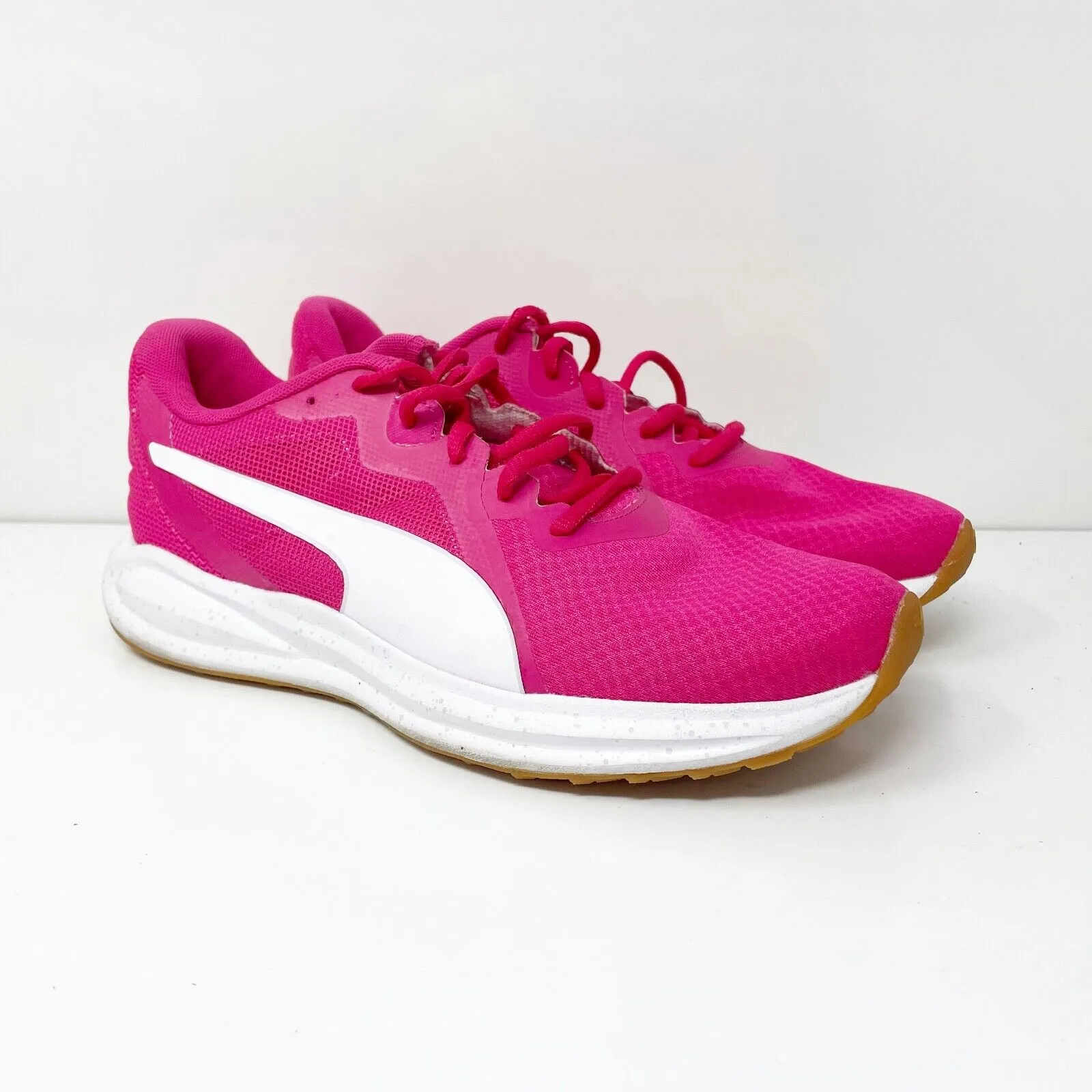 Puma Womens Twitch Runner 377551-01 Pink Running Shoes Sneakers Size 9