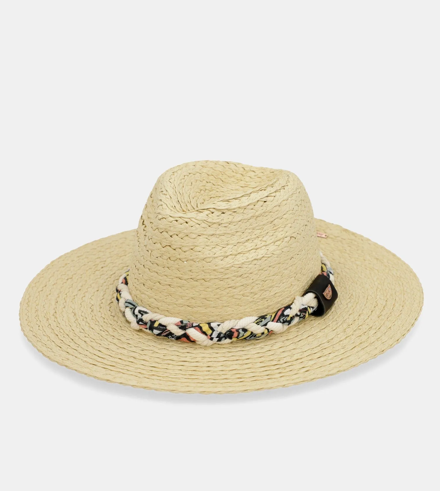 Raffia hat, brown