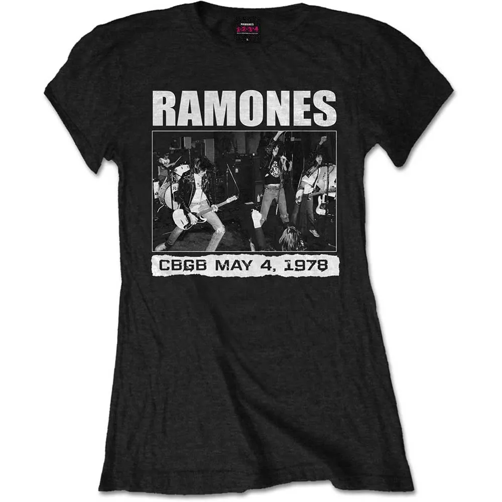 Ramones CBGB 1978 Women's T-Shirt - Buy Online Now