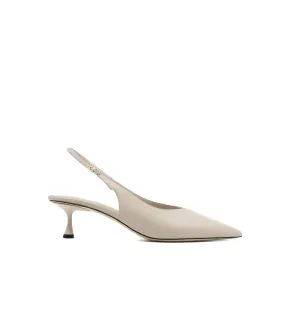 Razor Pointed Heel in Stone