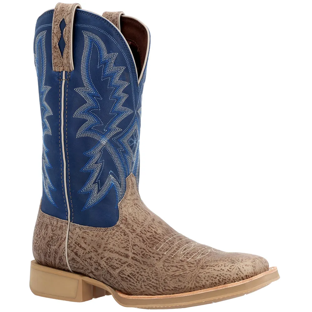 Rebel Pro Lite Rustic Embroidered Square Toe Cowboy Boots