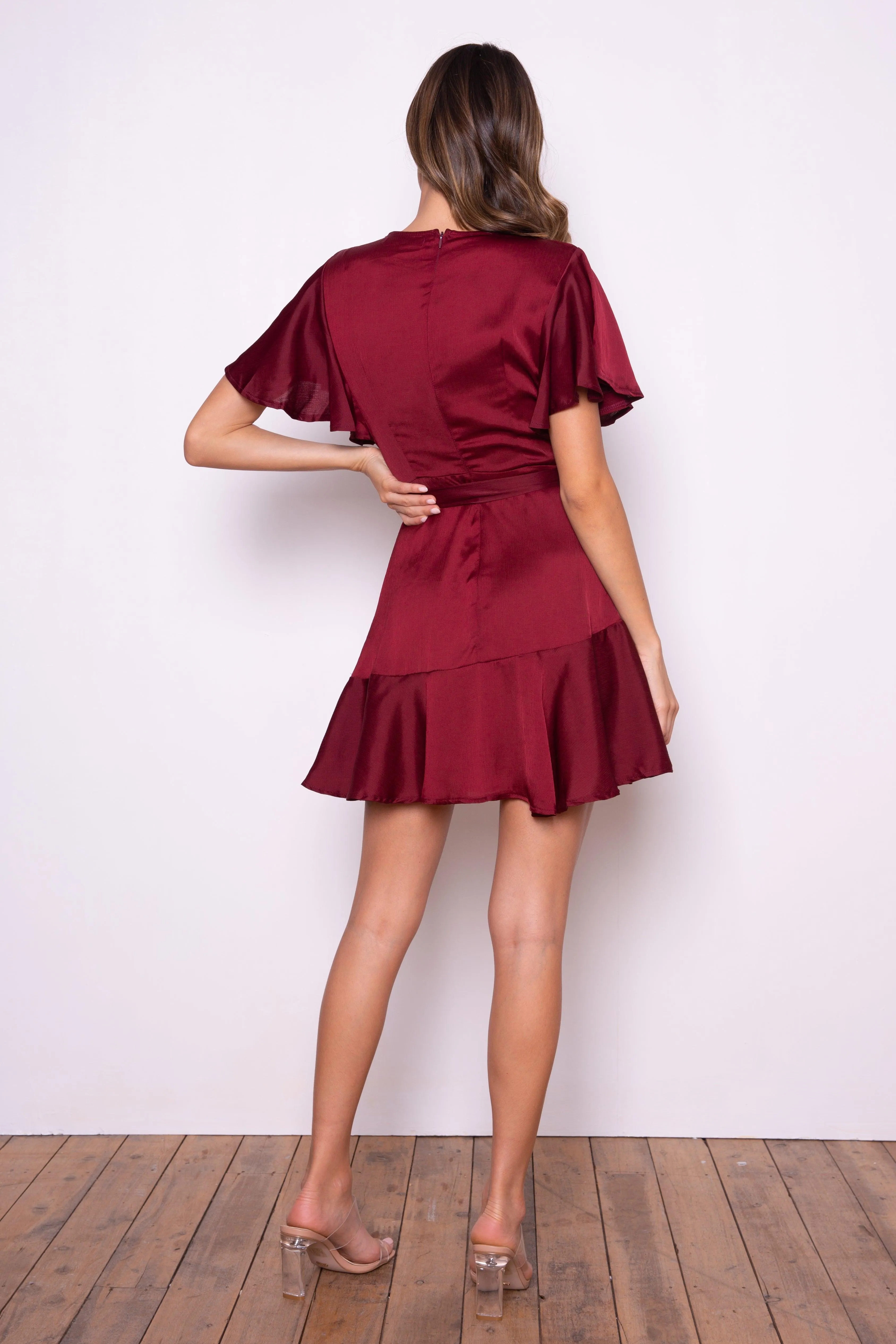 Red Almeria Dress