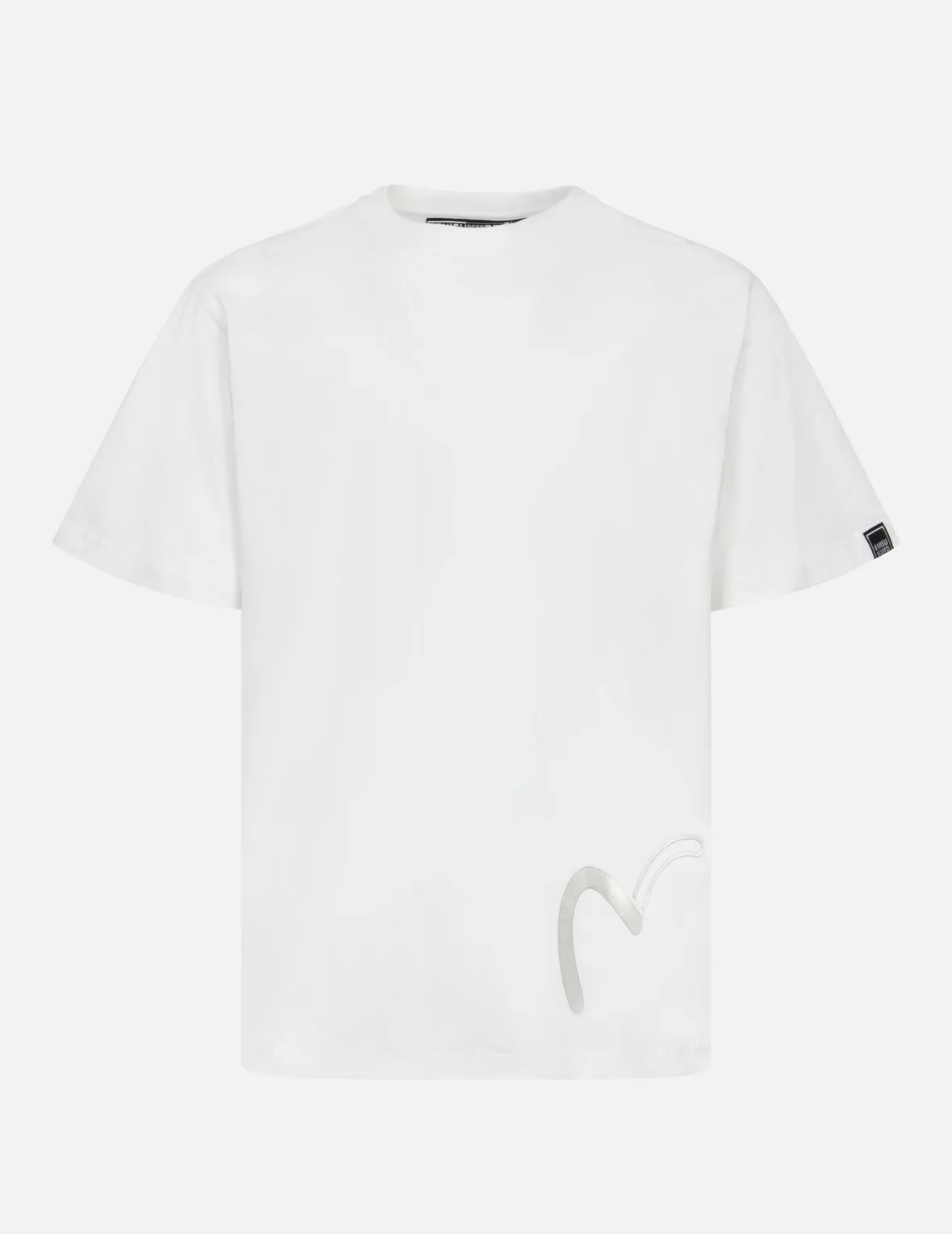 Reflective Seagull Print Regular Fit T-shirt