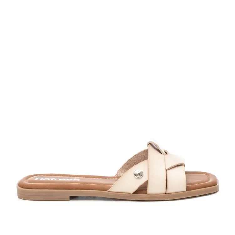 Flat White Sandals for Women by Refresh