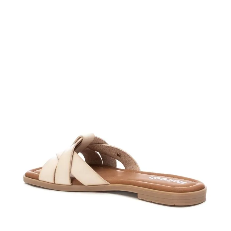 Flat White Sandals for Women by Refresh