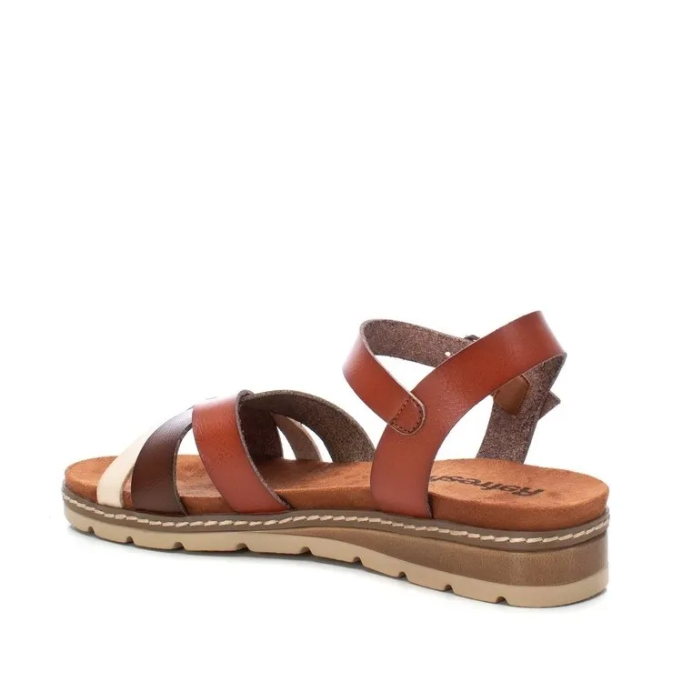 Flat Camel Sandals for Women by Refresh 171777