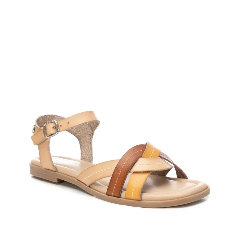 Beige Flat Women's Sandals Refresh 171936