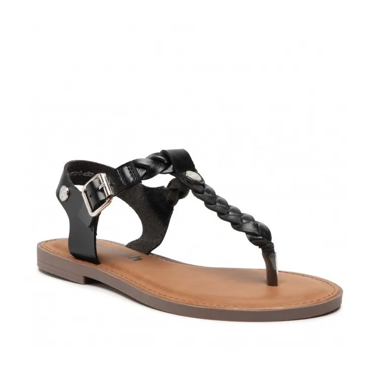 79421 Women's Flat Black Sandals Flip-Flops Refresh