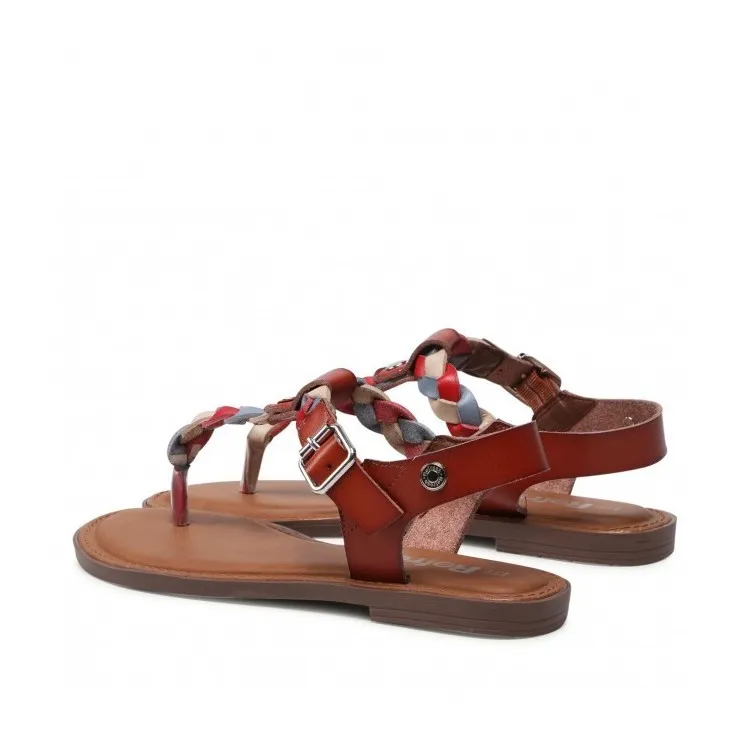 Flat Leather Sandals Refresh 79763 Sandali Donna