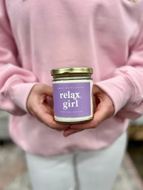 Relax Girl Soy Candle