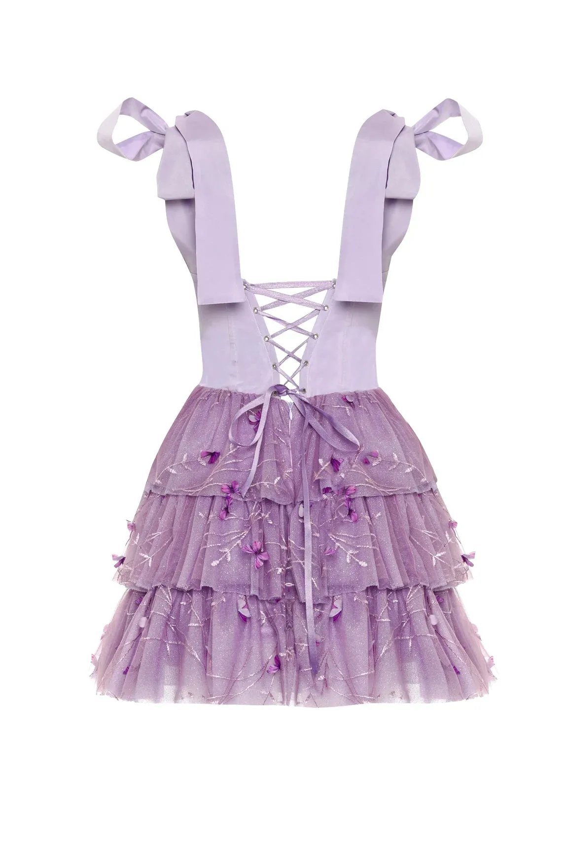 Reorah Couture | Violet Sky Dress, Rapunzel Dress, Mini Lilac Dress