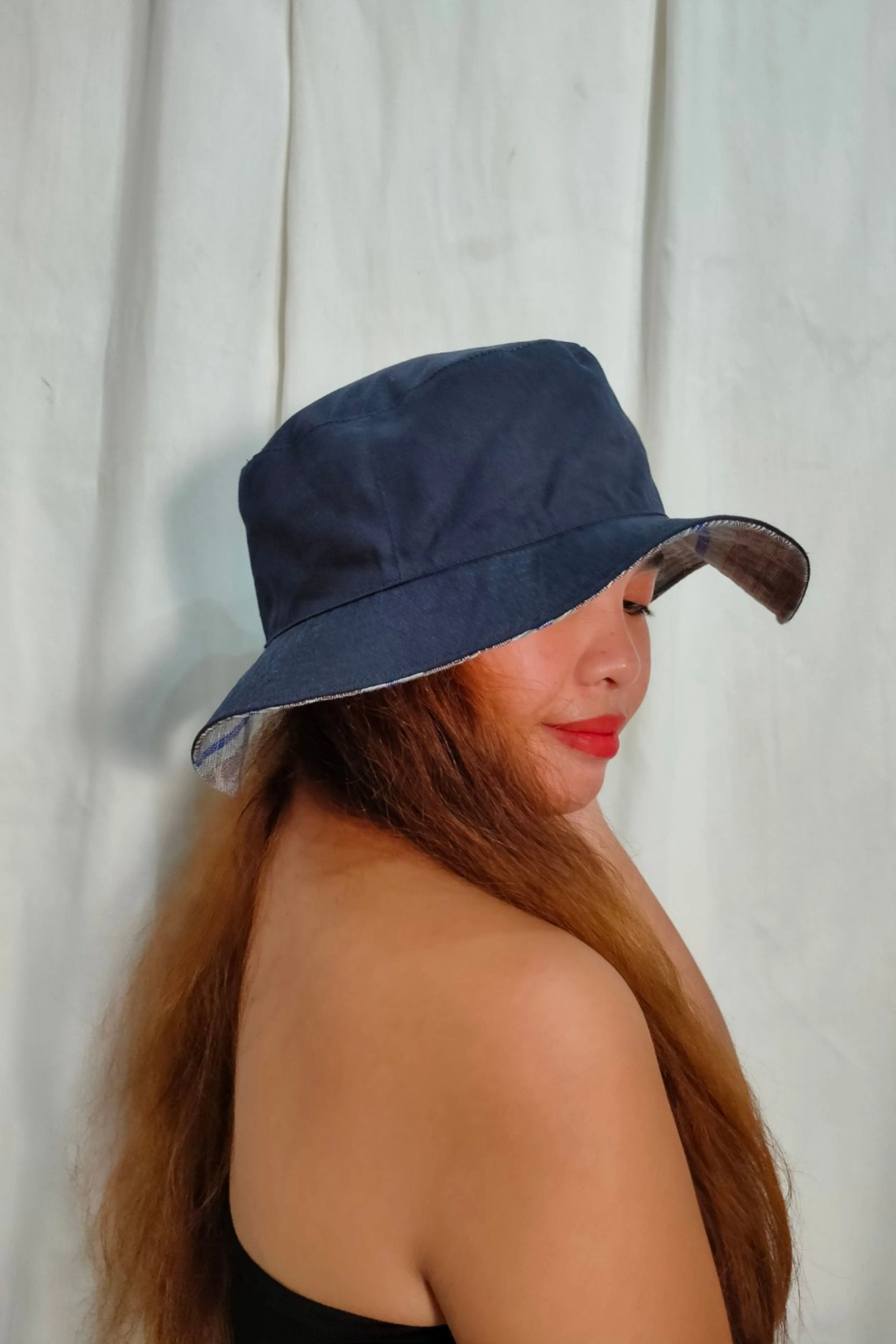 Reversible Bucket Hat Wide Brim