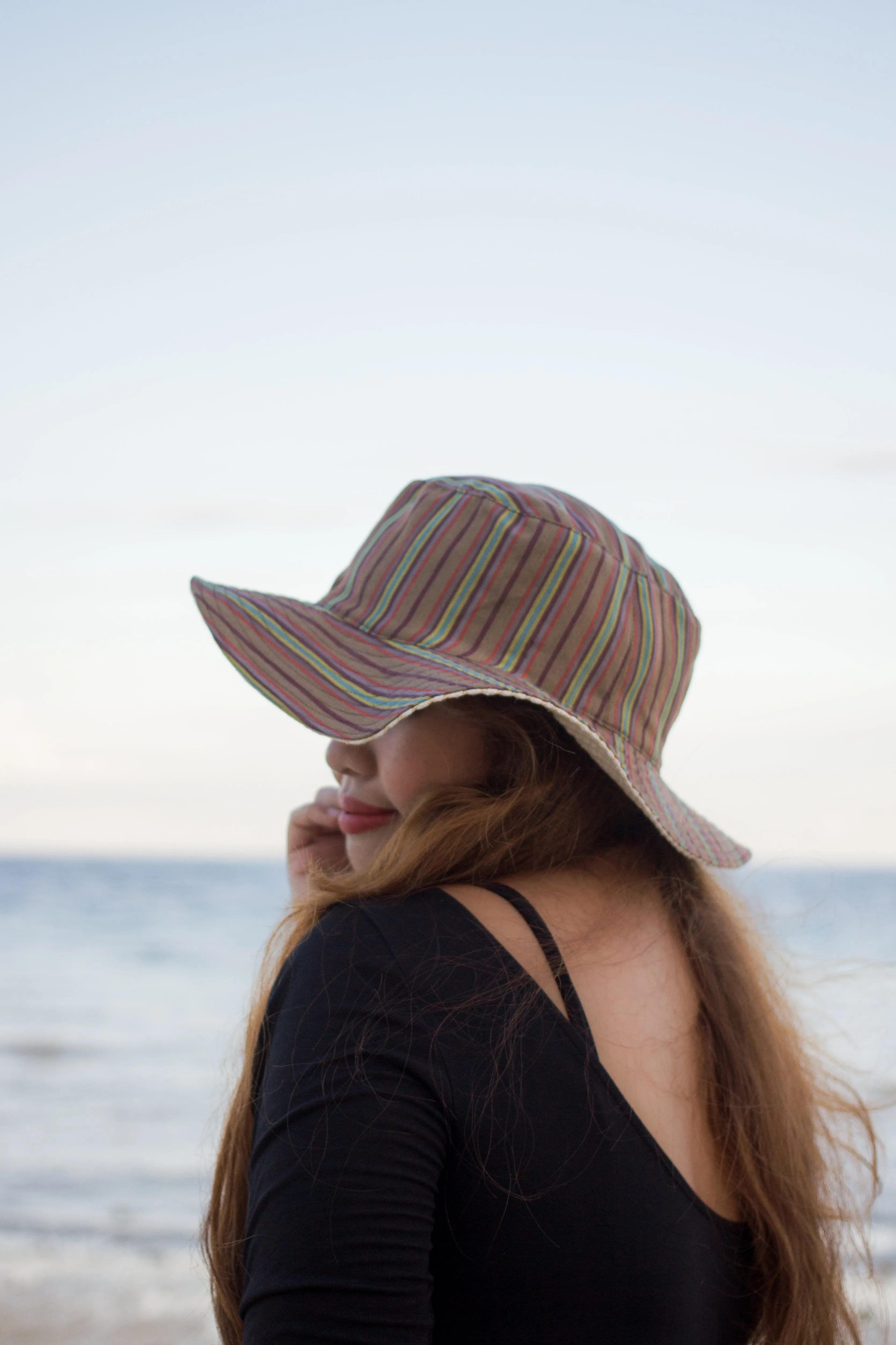 Reversible Bucket Hat Wide Brim