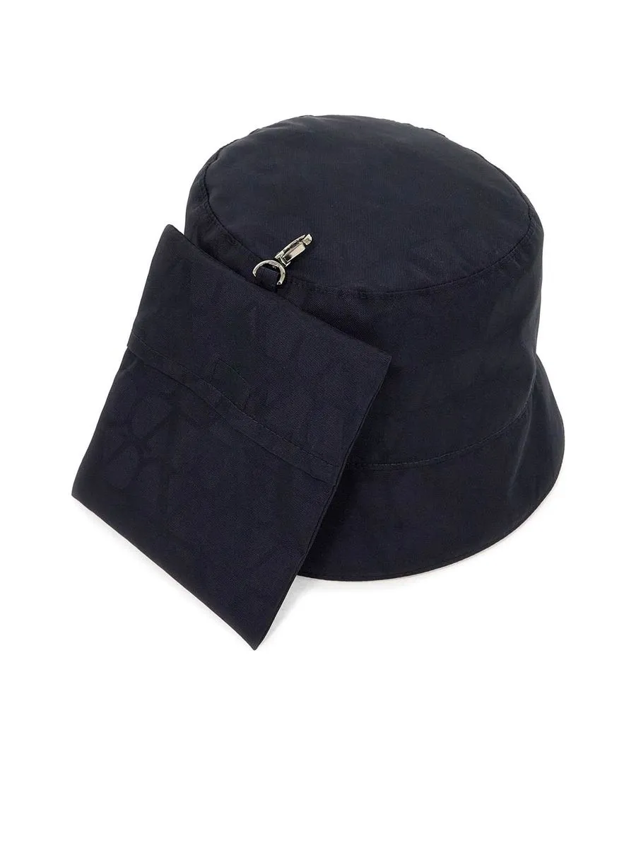 Reversible Bucket Hat With Pouch Pocket