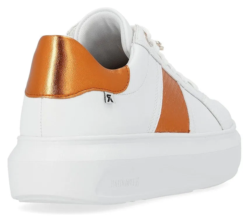 Women's Leather Lace Up Trainer