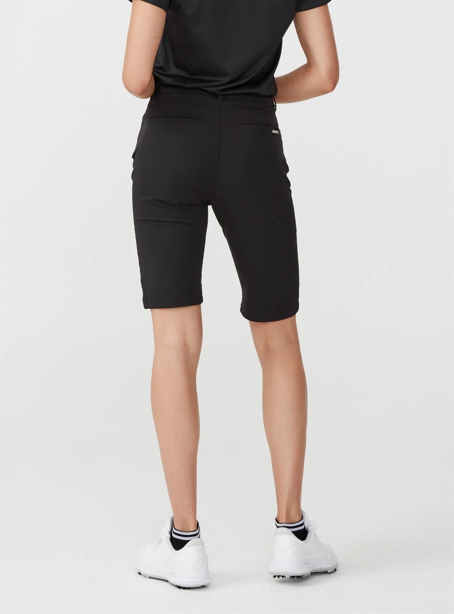 Ladies Comfort Stretch Golf Bermuda Shorts Black