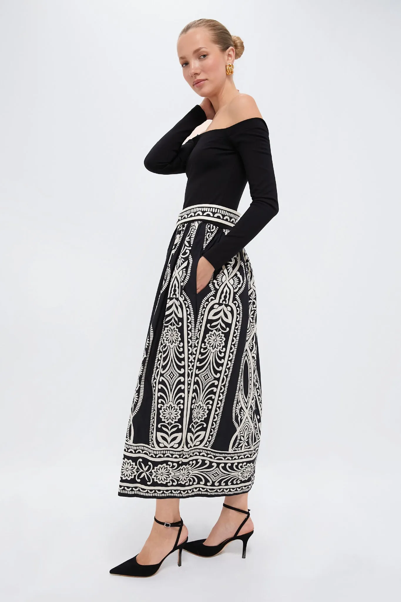 Rowan Black Imani Dress