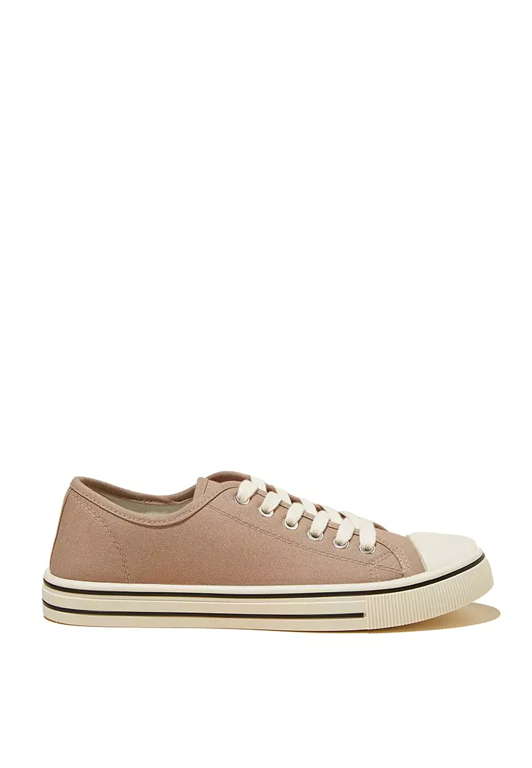 Rubi Harlow Lace Up Plimsoll Sneakers