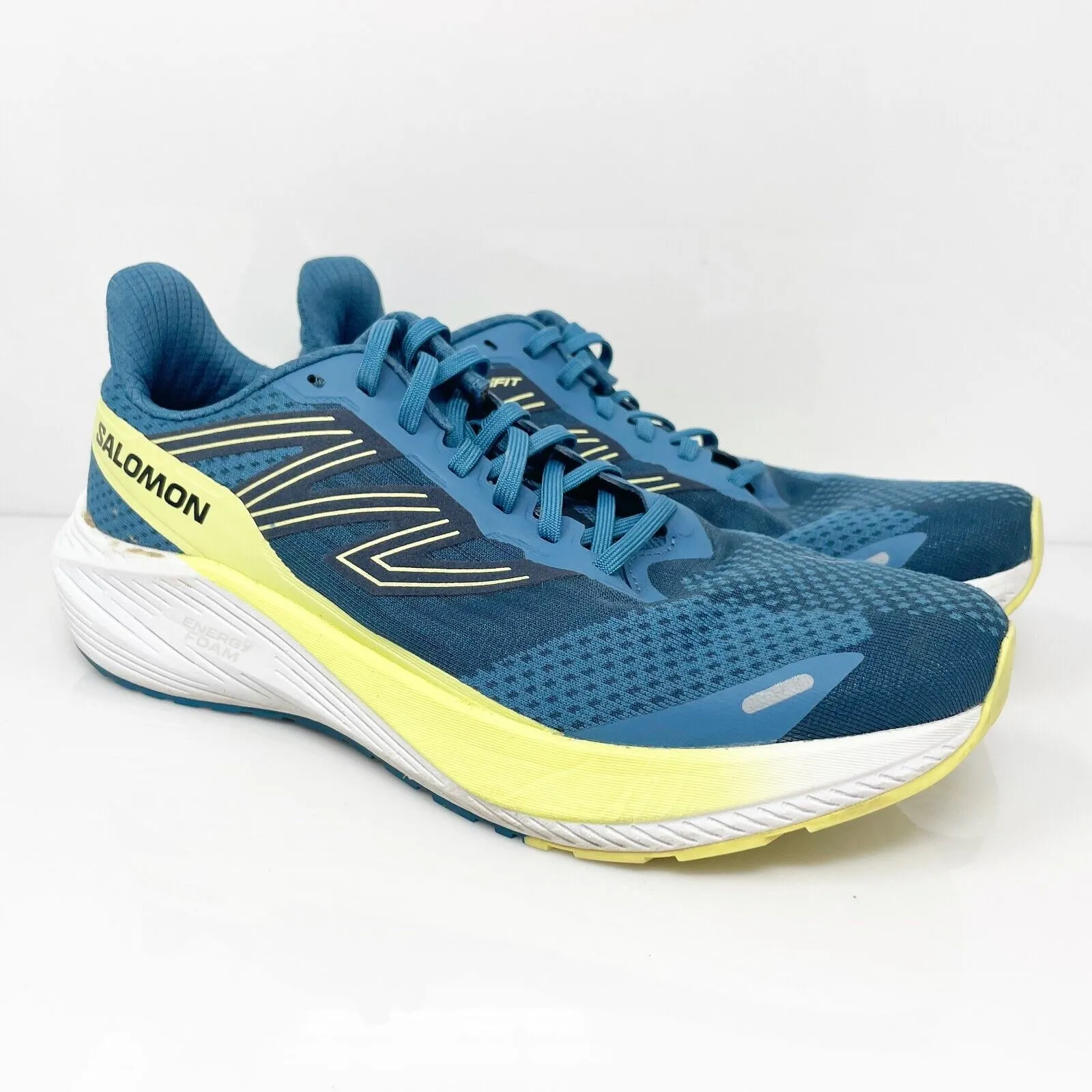 Salomon Mens Aero Blaze 472091 Blue Running Shoes Sneakers Size 9