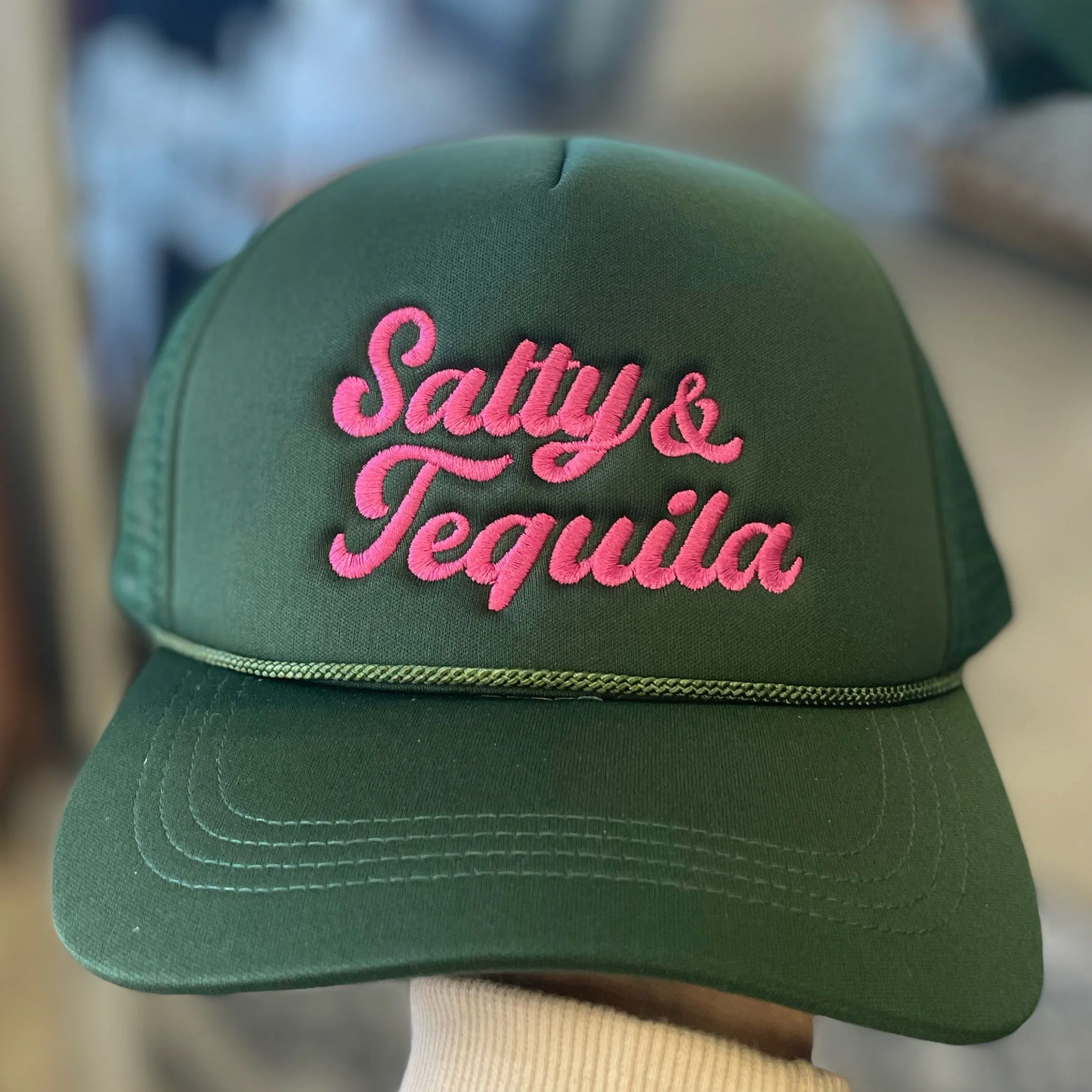 Green Salty Tequila Trucker Hat