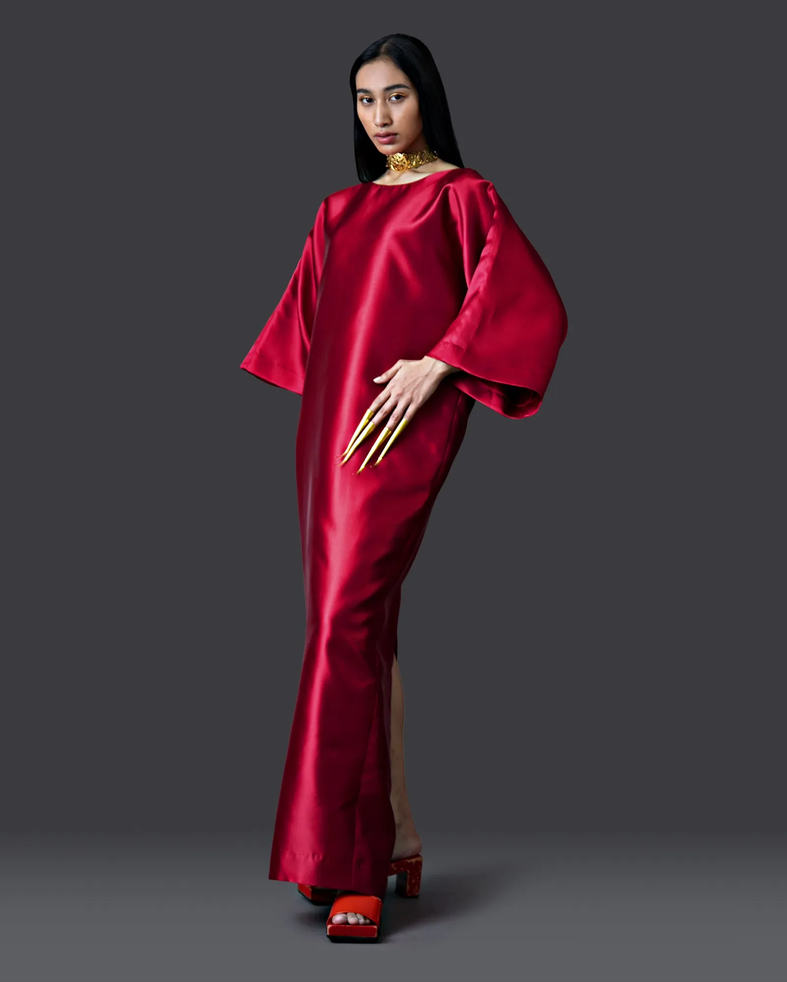 Red Sampan Dress