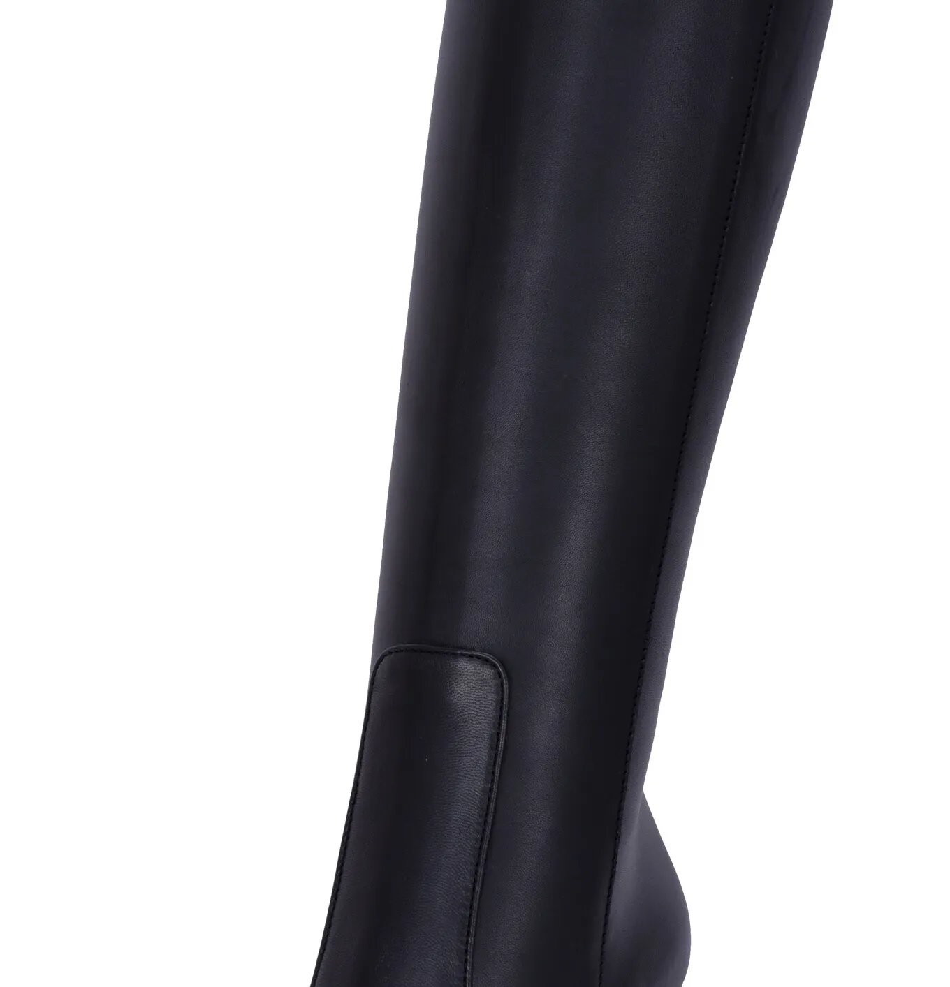 Sanctum ELEKTRA EXTREME POINTY KNEE BOOTS BLACK NAPPA