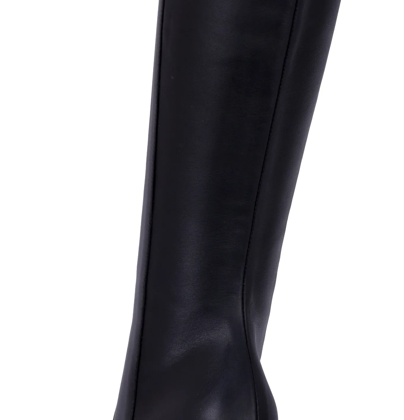 Sanctum ELEKTRA EXTREME POINTY KNEE BOOTS BLACK NAPPA