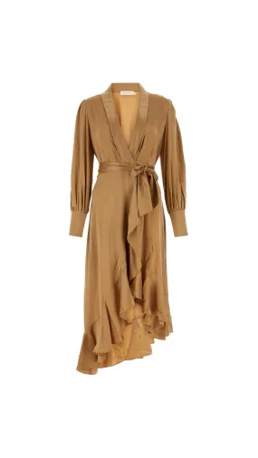 Camel Silk Dress