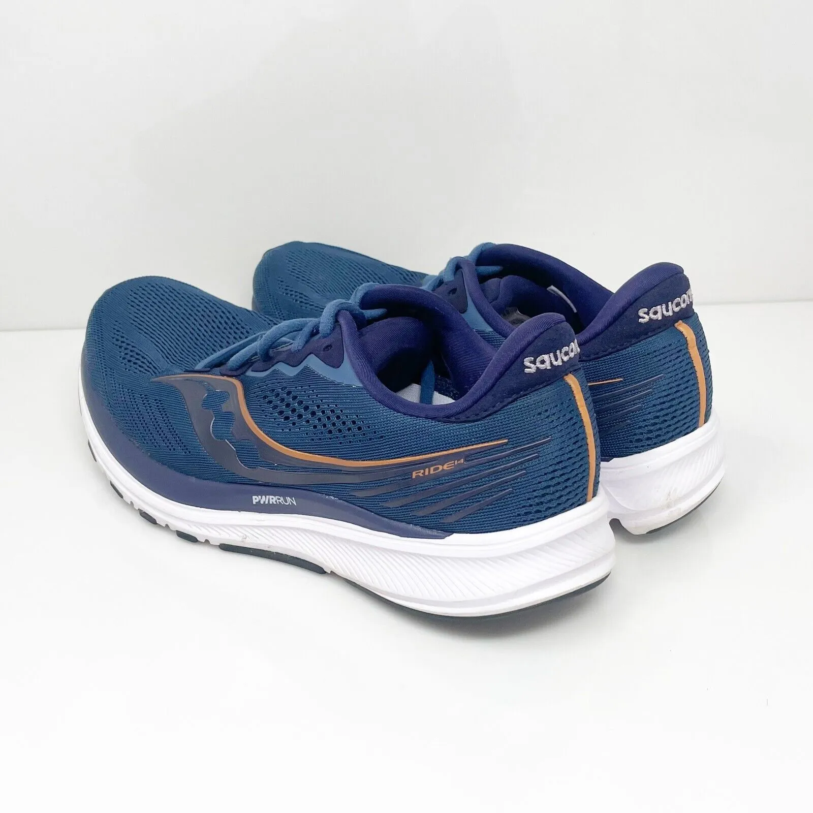 Saucony Womens Ride 14 S10650-35 Blue Running Shoes Sneakers Size 10