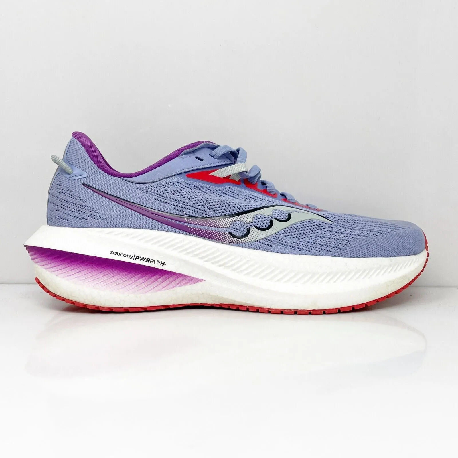 Saucony Womens Triumph 21 S10882-91 Purple Running Shoes Sneakers Size 8.5 W