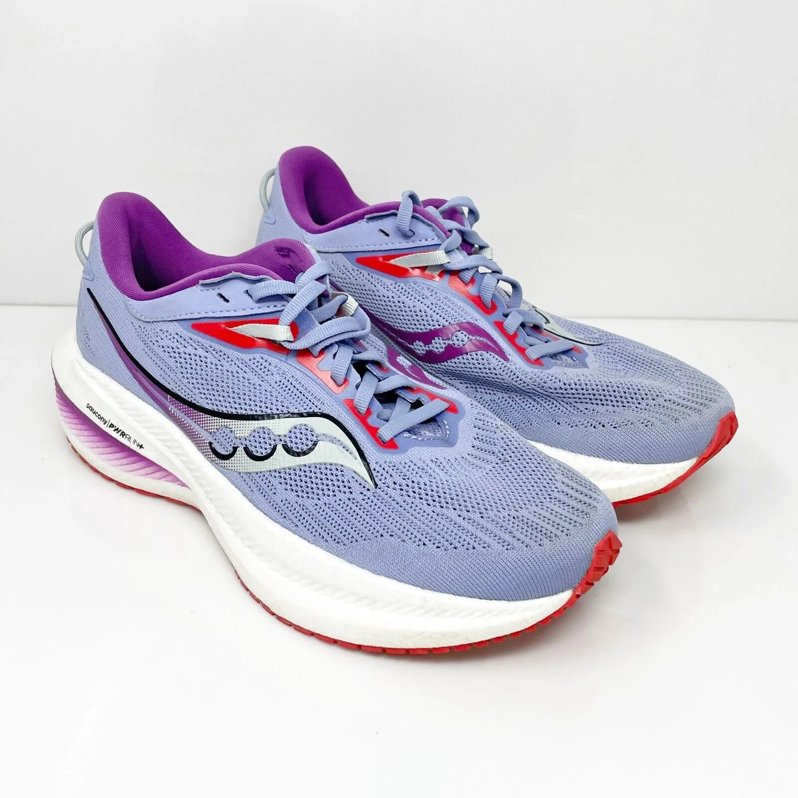 Saucony Womens Triumph 21 S10882-91 Purple Running Shoes Sneakers Size 8.5 W