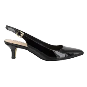 Scarlett Slingback Kitten Heel Pointed Toe Pumps