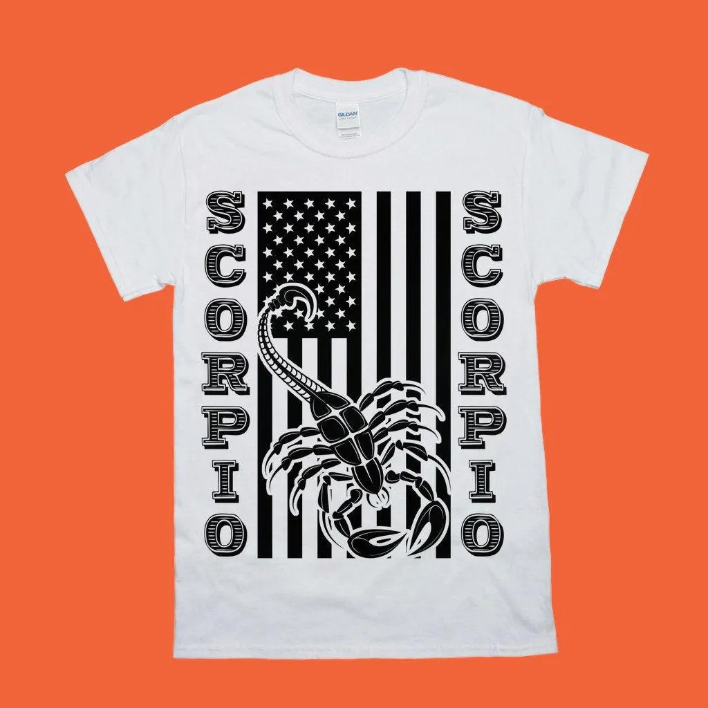 Scorpio T-Shirts Collection for Proud Americans, Great Gifts for Scorpio Zodiac Sign