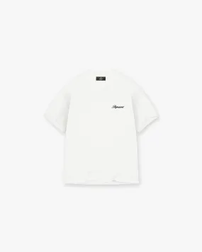 Script Logo T-Shirt - Flat White