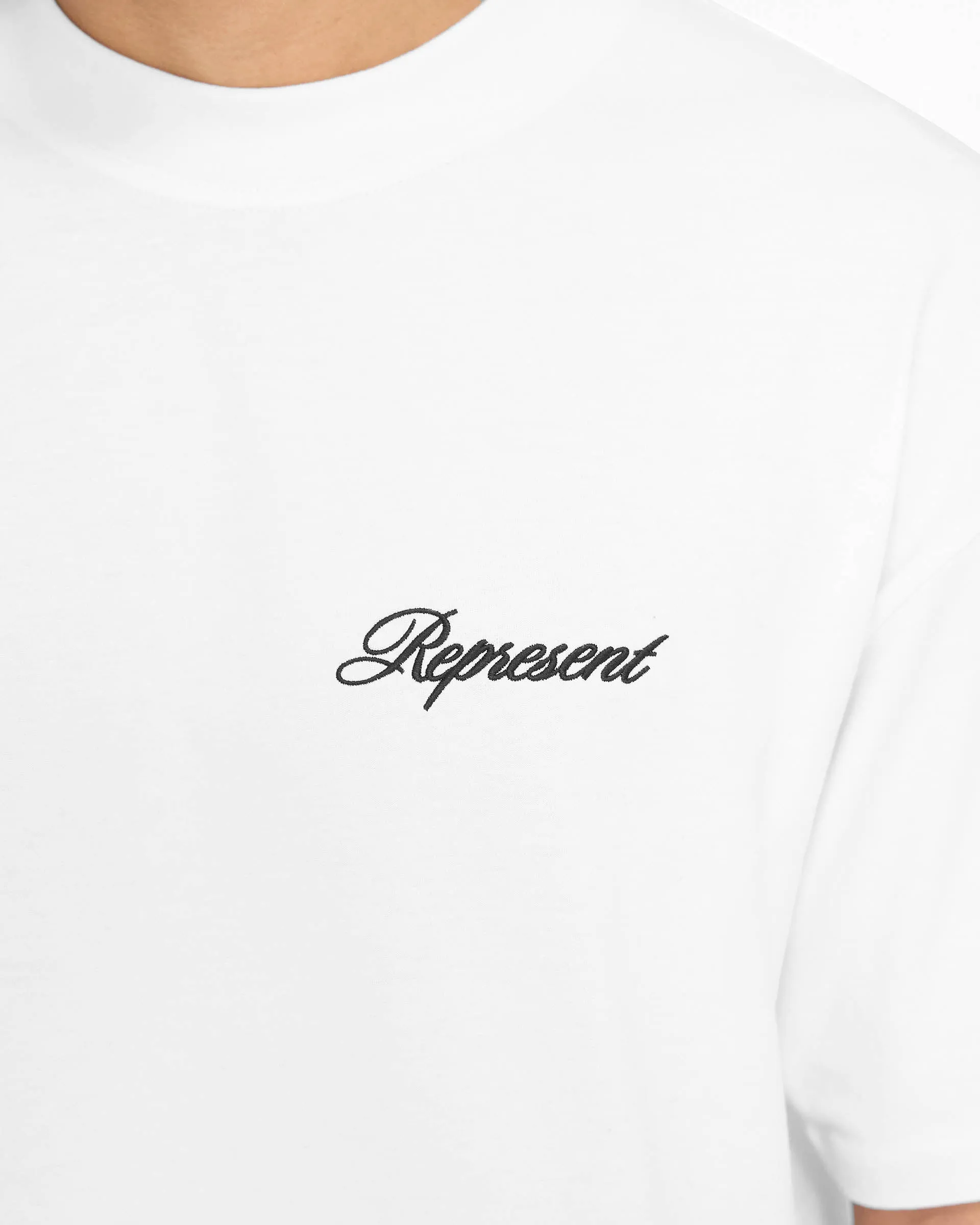 Script Logo T-Shirt - Flat White