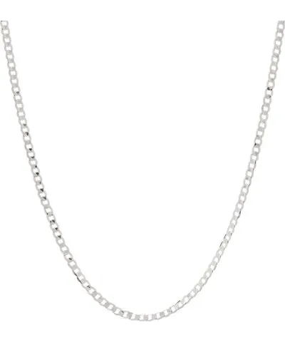 Serge DeNimes Men's Flat Cuban Chain Necklace