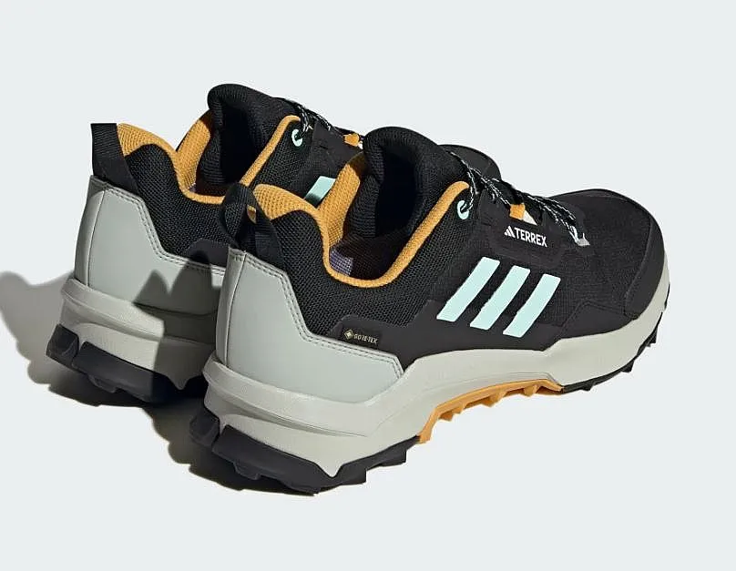 shoes adidas Performance Terrex AX4 GTX - Core Black/Semi Flash Aqua/Preloved Yellow - men´s