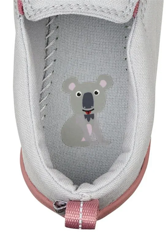 shoes Affenzahn Sneaker Canvas Ready Koala - Grey - kid´s