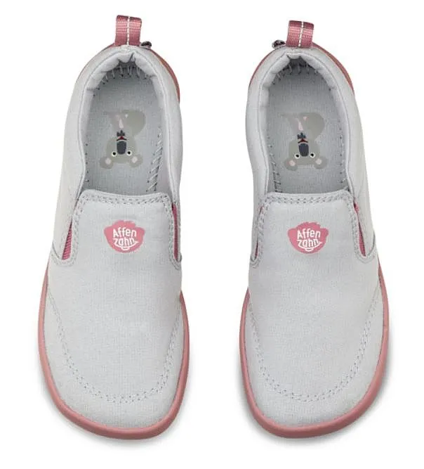 shoes Affenzahn Sneaker Canvas Ready Koala - Grey - kid´s