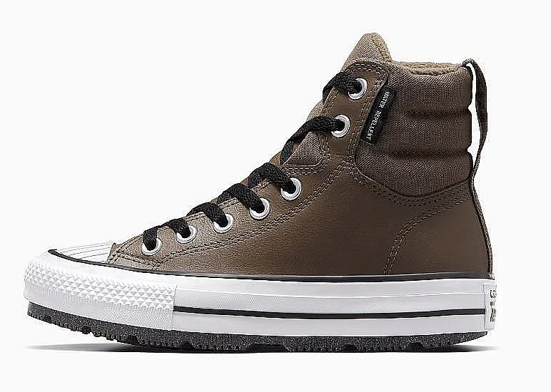 shoes Converse Chuck Taylor All Star Berkshire Fleece Lined Hi - A04812/Engine Smoke/Black/White - kid´s