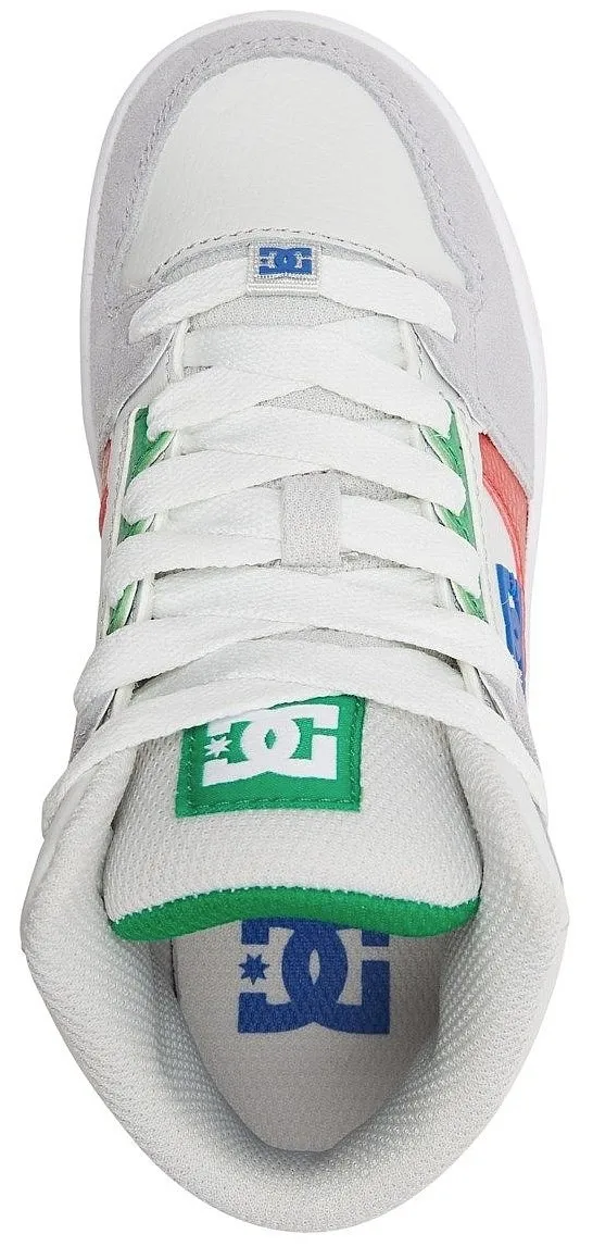 shoes DC Pure High -Top - XSSG/Gray/Gray/Green - unisex junior