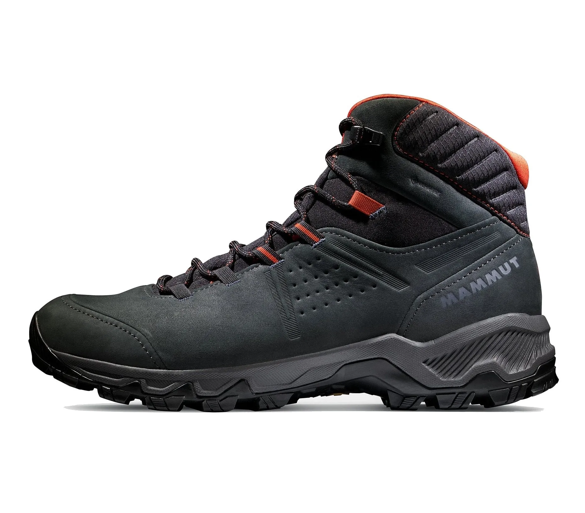 shoes Mammut Mercury IV Mid GTX - Black/Hot Red - men´s