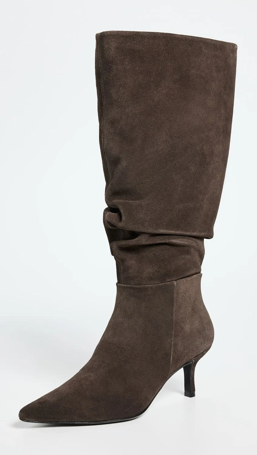 Slouch Boot in Suede Style - SIMKHAI JODI