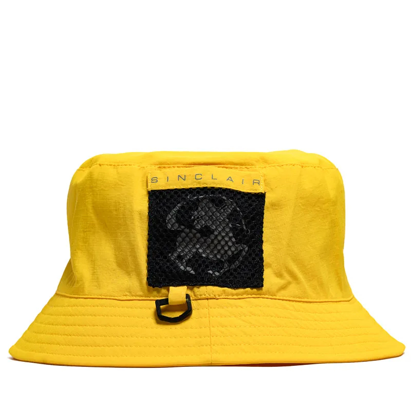 Sinclair Mesh Pocket Bucket Hat - Yellow