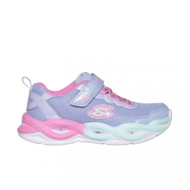 SKECHERS Kids' Colorful Twisty Glow Sneakers