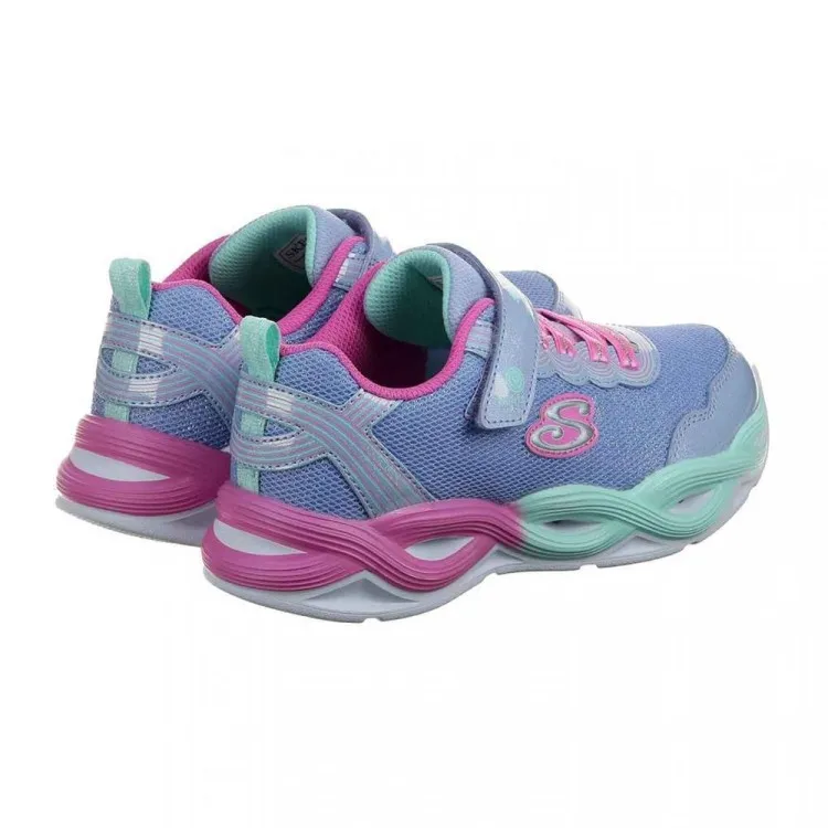 SKECHERS Kids' Colorful Twisty Glow Sneakers