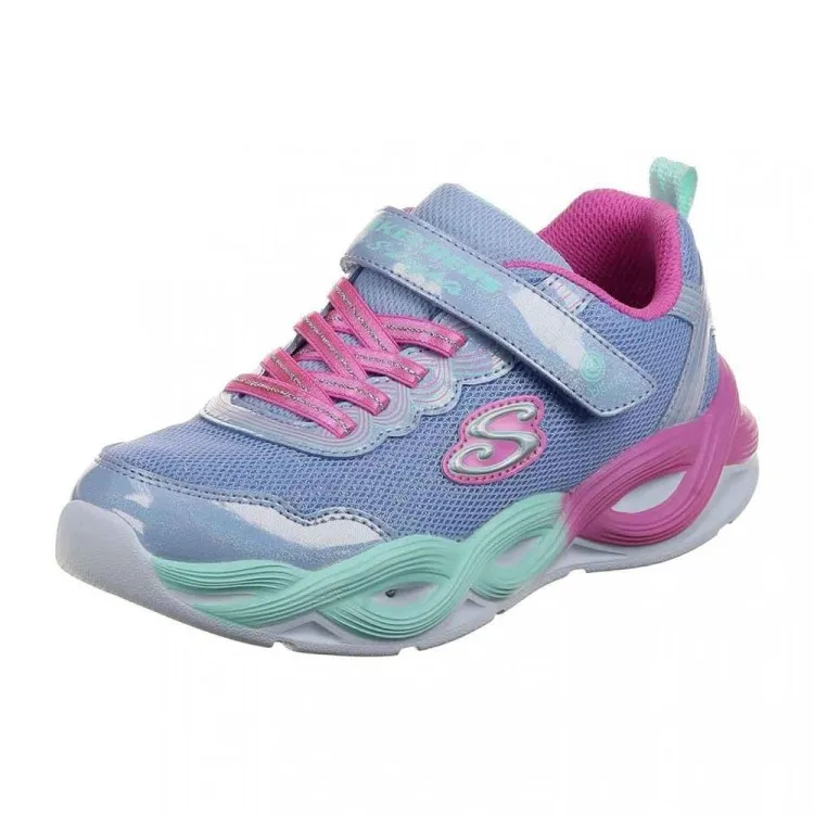 SKECHERS Kids' Colorful Twisty Glow Sneakers